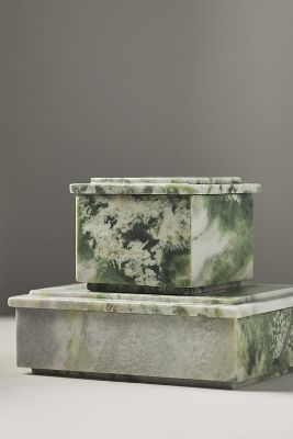 Large Marble Jewelry Box added by Where The Heart Is Designs