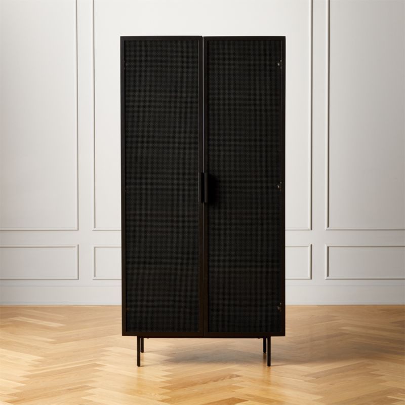 Trace Modern Black Wire Bookcase + Reviews | CB2 added by Lindsay Benton
