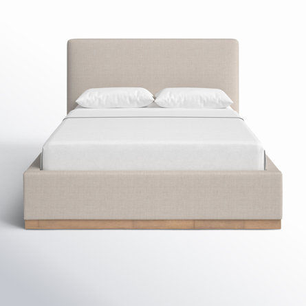 Delpha Grounded Upholstered Wood Base Bed added by Luci Keefer