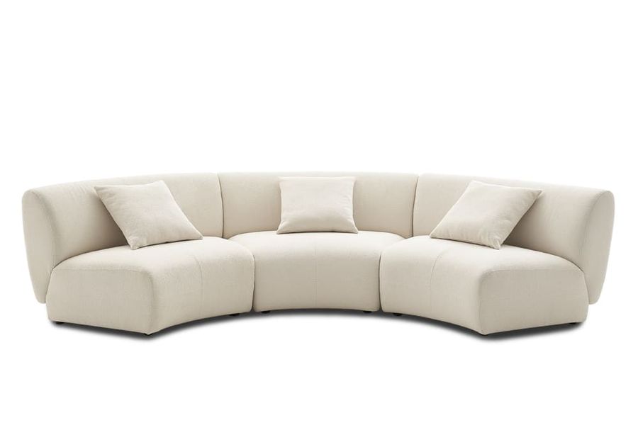 Auburn Performance Fabric Armless Curve Sofa | Castlery added by Jessica Galasco