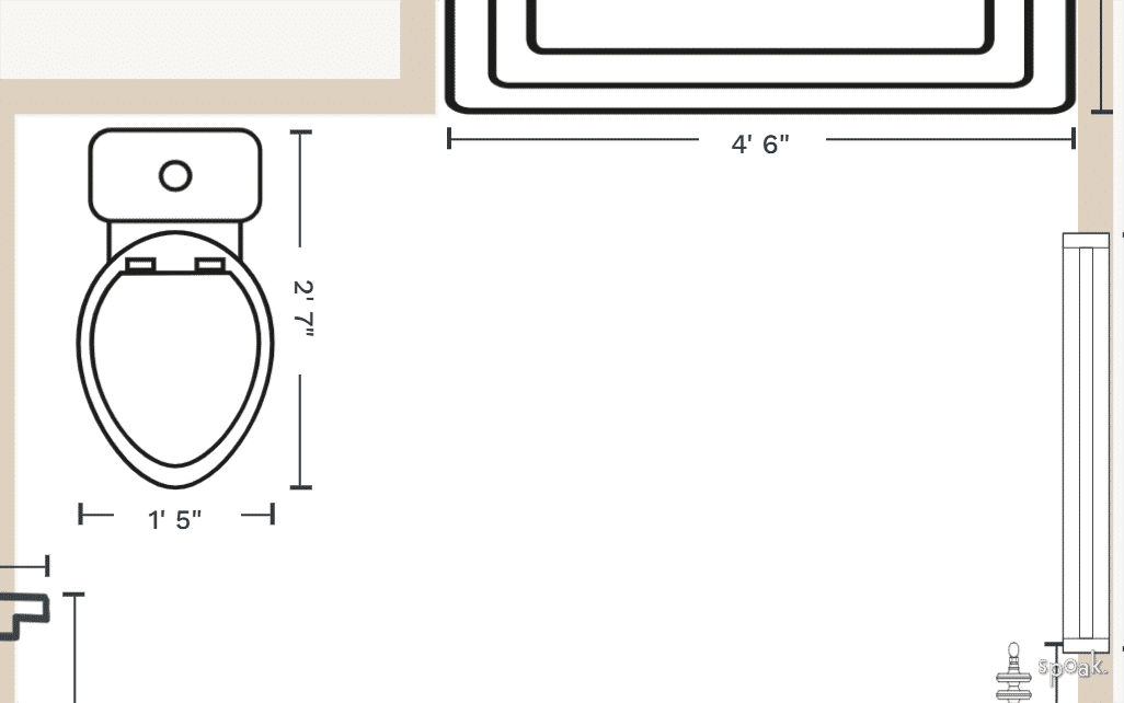 Bathroom Layout designed by Ian Midgley