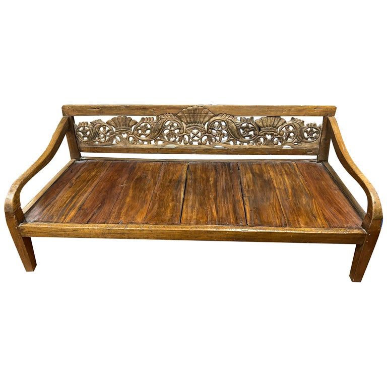 Carved Teak Daybed Sofa added by Serena Finnerty