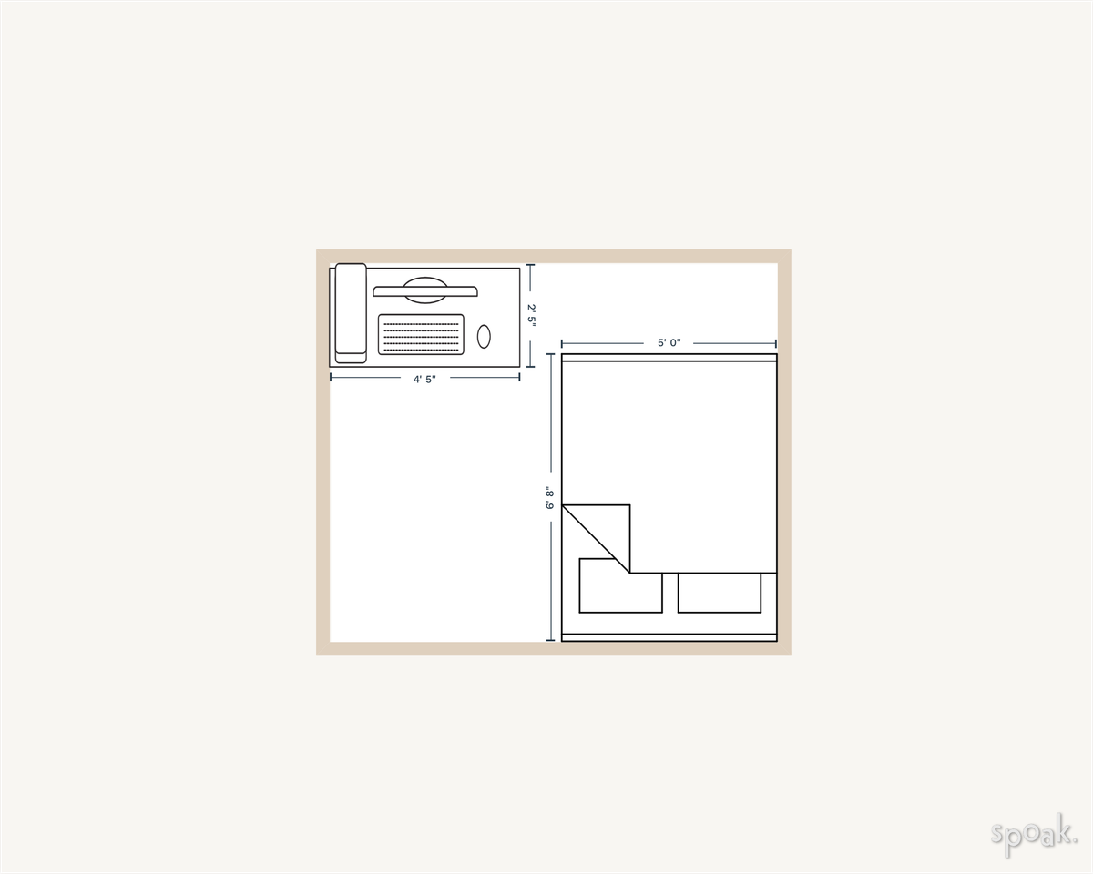 Bedroom Plan designed by Korinna Garfield