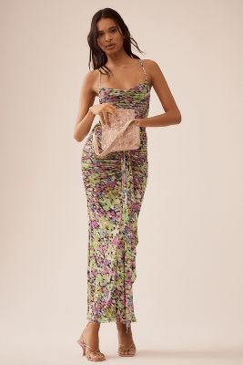 AFRM Azula Ruched Mesh Dress added by Julia Byrum