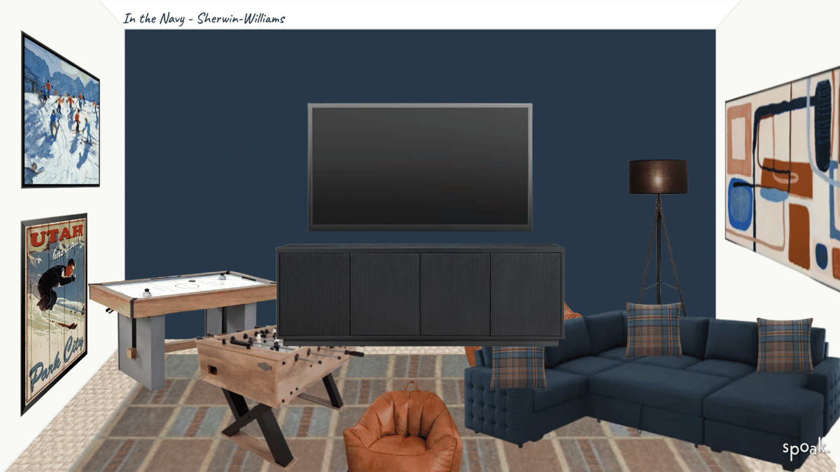 Game Room Inspo designed by Gabrielle Berman