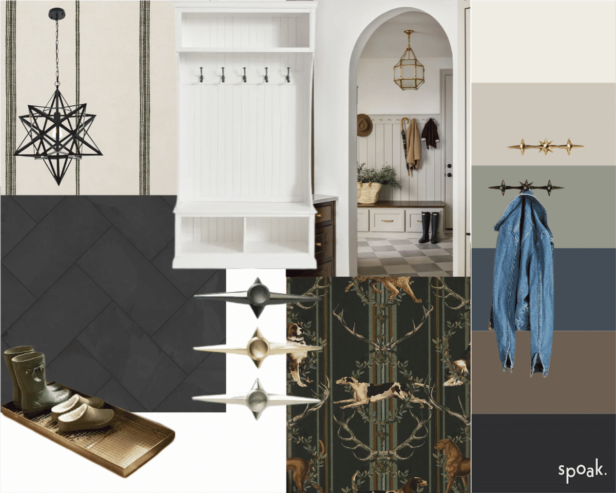Mudroom Inspo designed by McKenna Jarvis