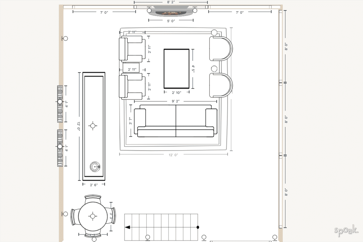 Bathroom Plan designed by Sarah Jane Meek