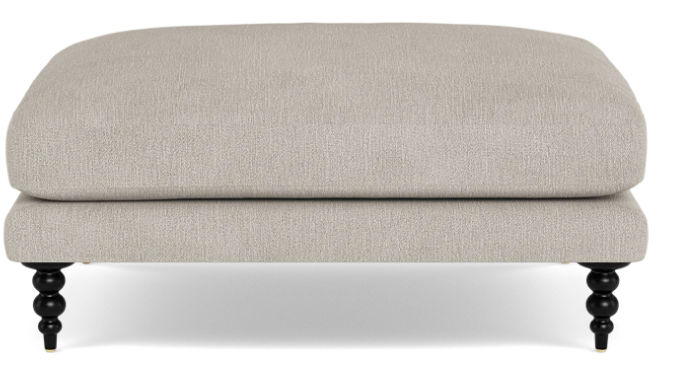 Maxwell Ottoman Black Legs added by Camille Ashburn