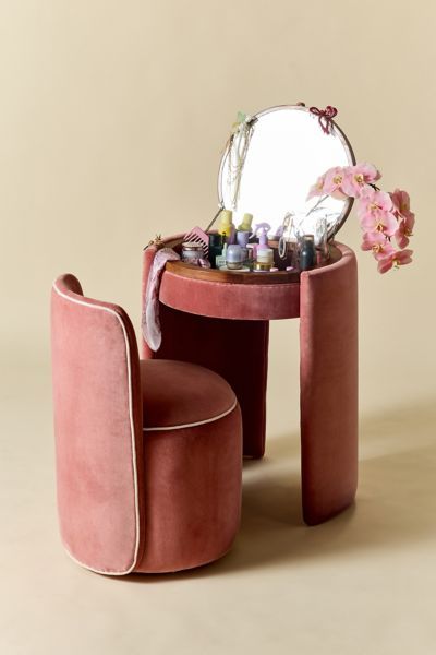 Jane Mirror Vanity & Stool Set added by Dr. Klarissa Castro