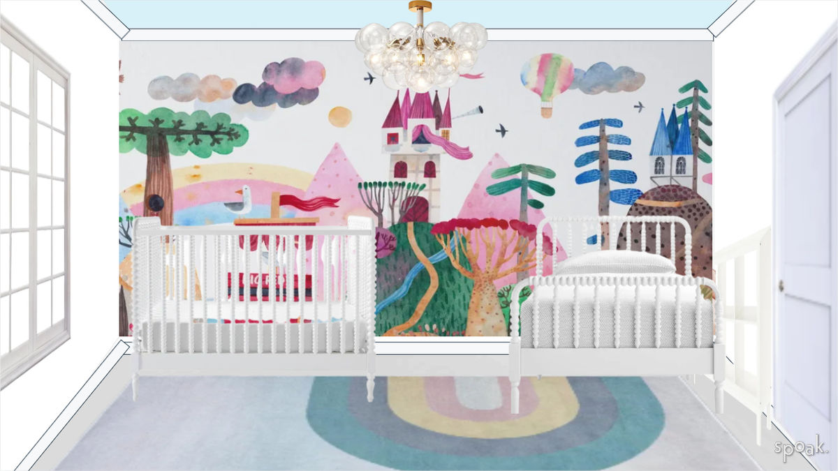 Colorful Nursery Inspo designed by Courtney Hill