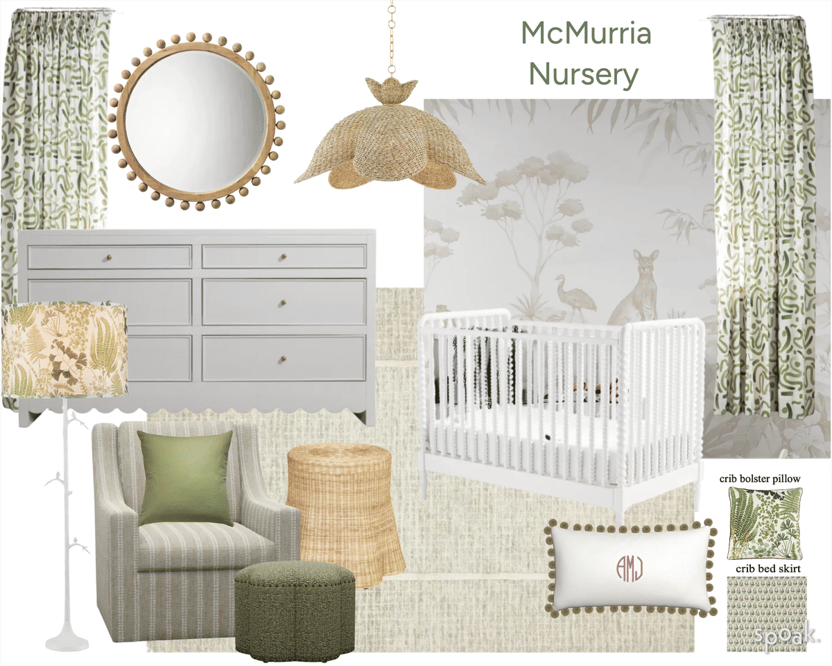 Nursery Inspiration designed by amanda mcmurria