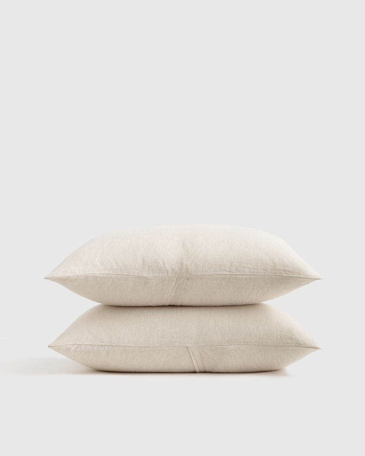 European Linen Stripe Sham Set | Quince added by Lindsay Malmgren