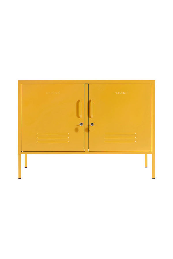 The Lowdown in Mustard • Locker TV Unit • Mustard Yellow Locker TV Unit added by Maya Deen