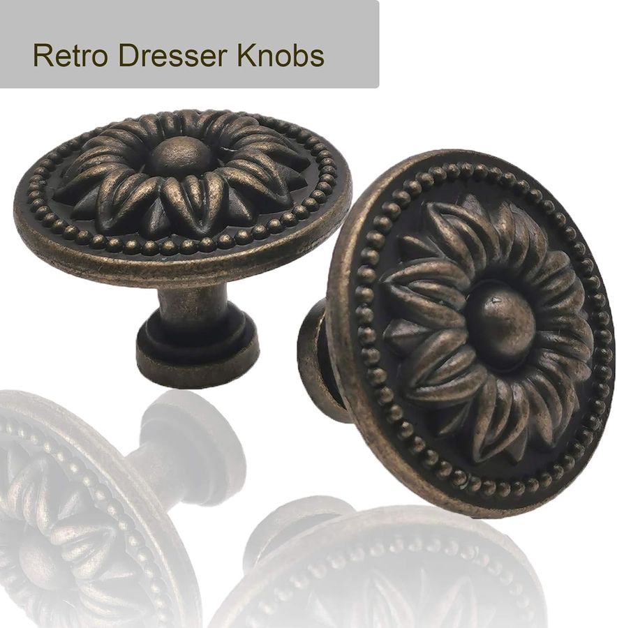 vintage knobs added by HELEN SALGADO