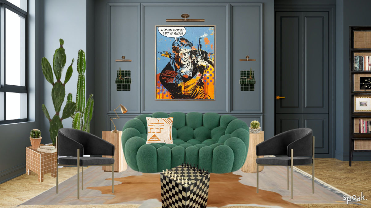 Green Dorm Room Ideas designed by Grace M