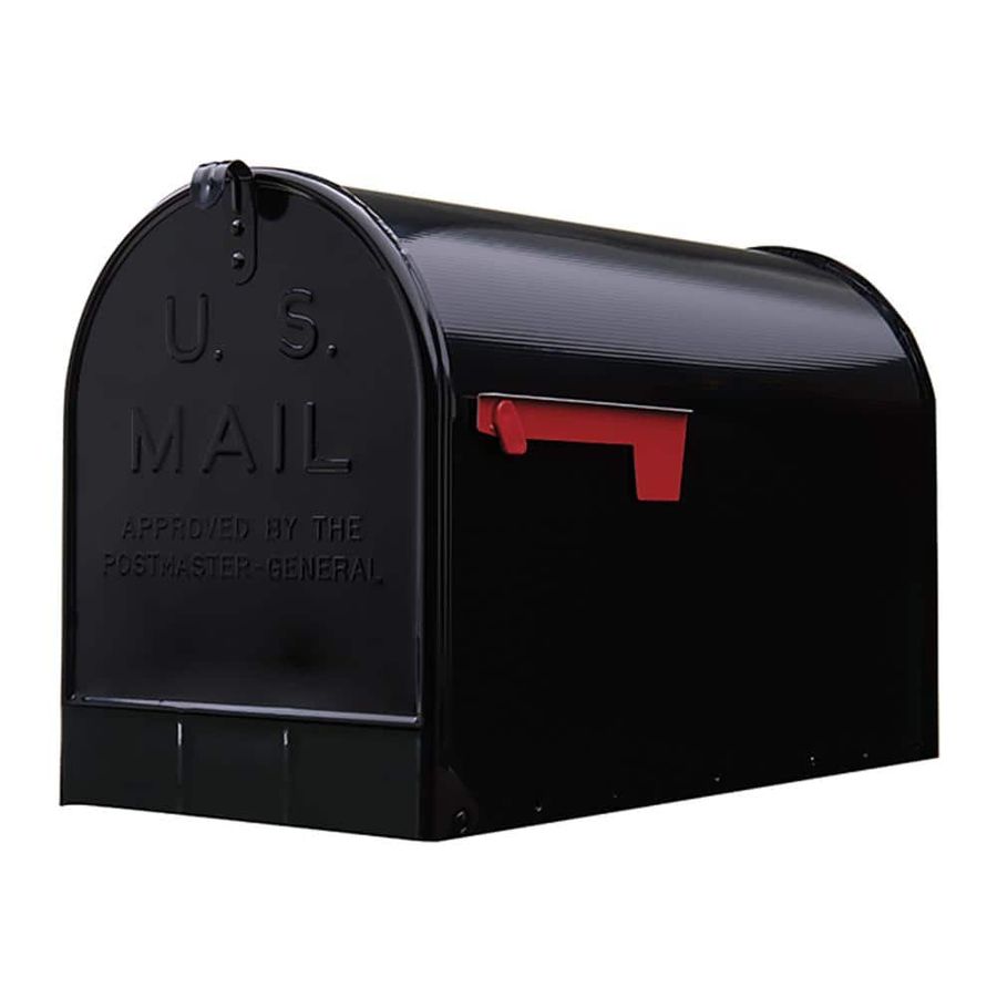 Architectural Mailboxes Stanley Black, Extra Large, Steel, Post Mount Mailbox ST200BAM - The Home Depot added by Emily Kissel