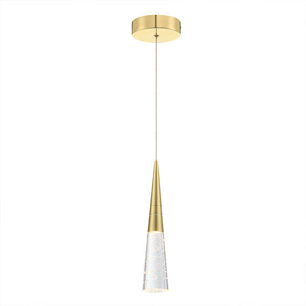 1 - Light Single Led Pendant With Cone Bubble Crystal added by Anna Negyesi