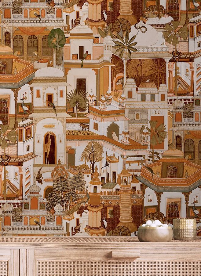 Wallpaper Casablanca shades of orange added by Nicole Vacherot