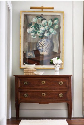 Frame Makers 18" Picture Light in Hand-Rubbed Antique Brass Item # SL 2702HAB added by Sarah Jane Meek