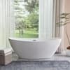 Vanity Art 71 in. Acrylic Flatbottom Freestanding Bathtub in White/Matte Black VA6807-MB added by Shaylie McCloud