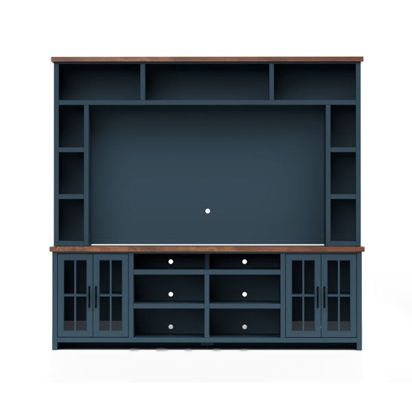 Brixham 97-inch Entertainment Center for TVs up to 80 inches, No Assembly Required, Two-Tone Finish added by Yoalis Koren