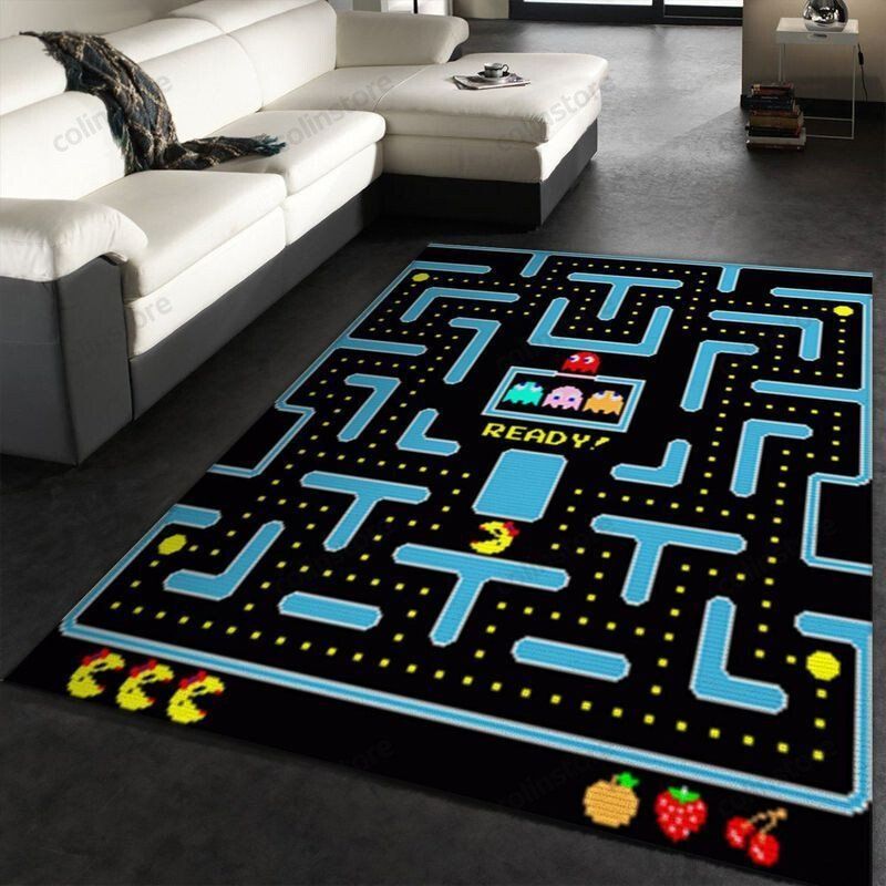 Pacman Gaming 5 Area Rug Living Room And Bed Room Rug Rug Regtangle Ca - Colin Store added by Amanda White