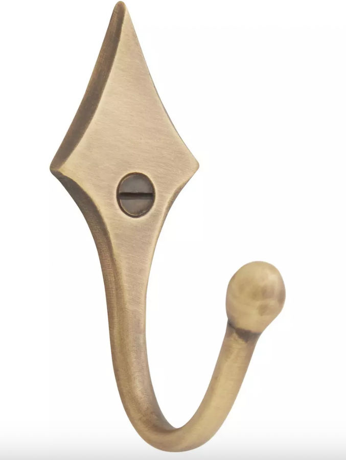 Solid Brass Marquis Hook added by Stephanie Northrop