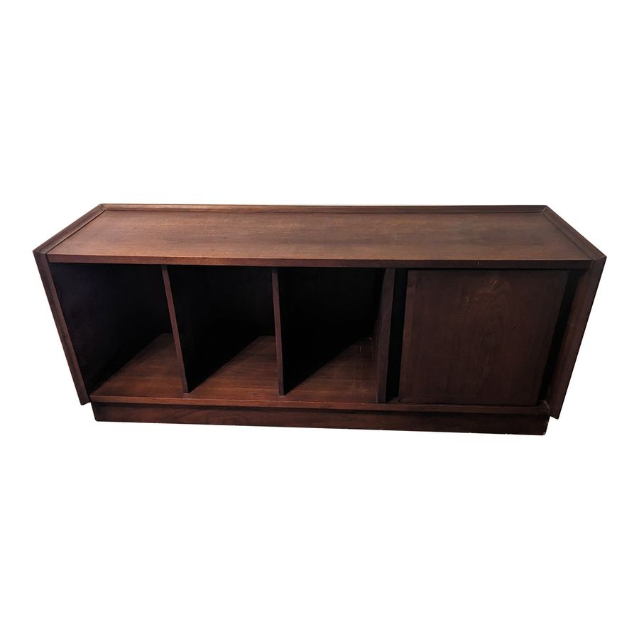 1960s Merton Gershun Dillingham Esprit Mid Century Record Cabinet Bench added by Jennifer Hovick