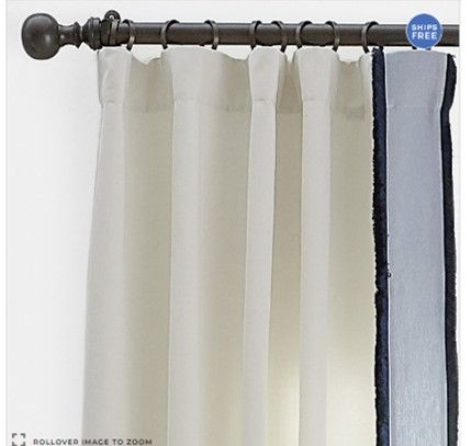 Bellport Fringed Drapery Panels - Set of 2 added by MISSY PITT