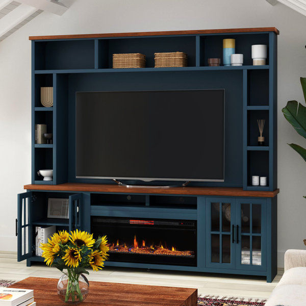 Raziyeh Entertainment Center for TVs up to 85" with Fireplace Included added by Morgan Hatch