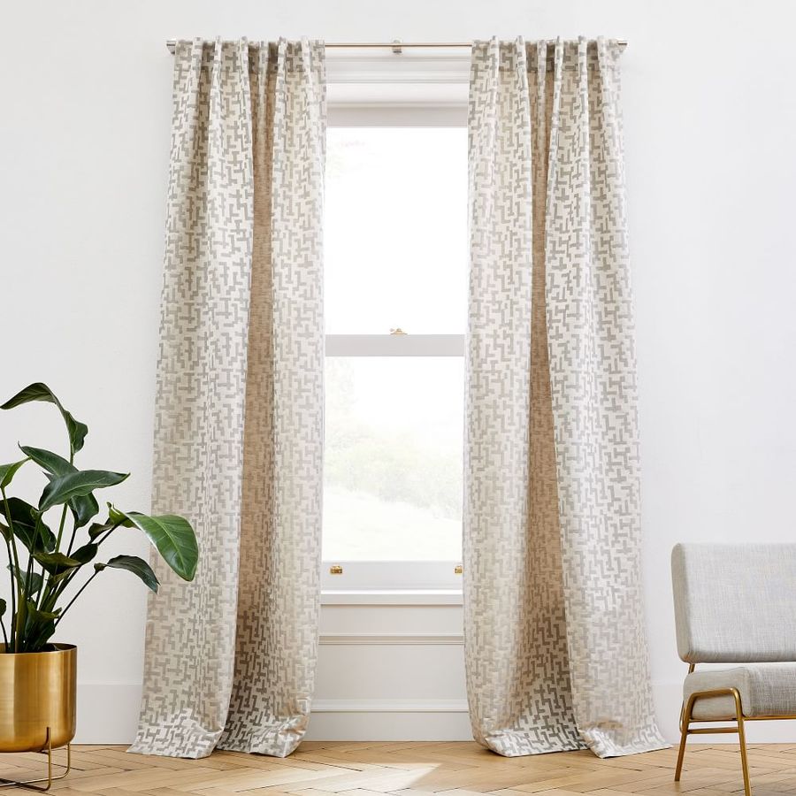Maze Jacquard Curtain - Natural added by Spoak Member