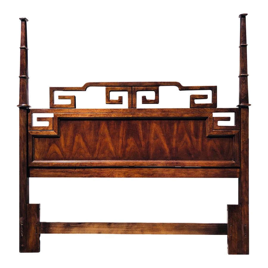 Vintage Thomasville Asian Style Chinoiserie Queen Size Headboard added by Spoak Member