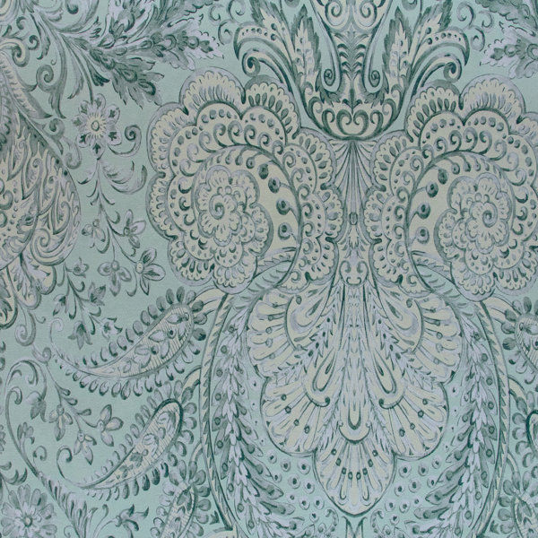 Tropical Collection Tahiti Inspired Damask 27.8' L x 27.5" W Wallpaper Roll added by Jenna Quinones
