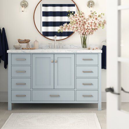 Latitude Run® Amariani 55" Single Bathroom Vanity Set | Wayfair added by Sara Durgan