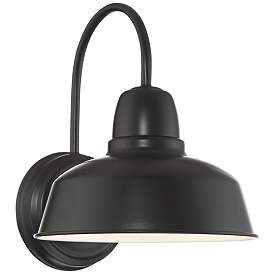 Urban Barn Collection 13" High Black Outdoor Wall Light | www.lampsplus.com added by Danielle Lambert