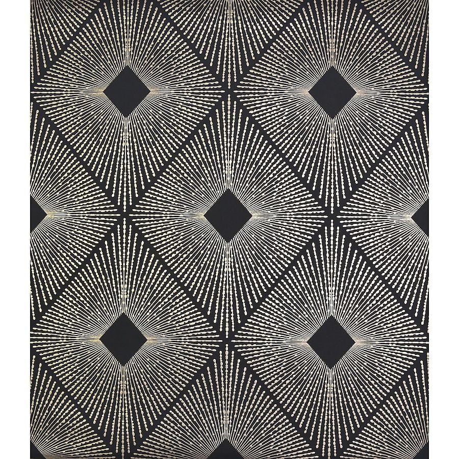 York Wallcoverings Antonina Vella Modern Metals 56.9-sq ft Black Non-woven Geometric Unpasted Wallpaper added by Jay C. Lynn Interior Designs, LLC