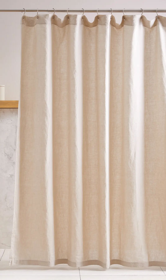 European Linen Shower Curtain | Quince added by Katie Carpenter