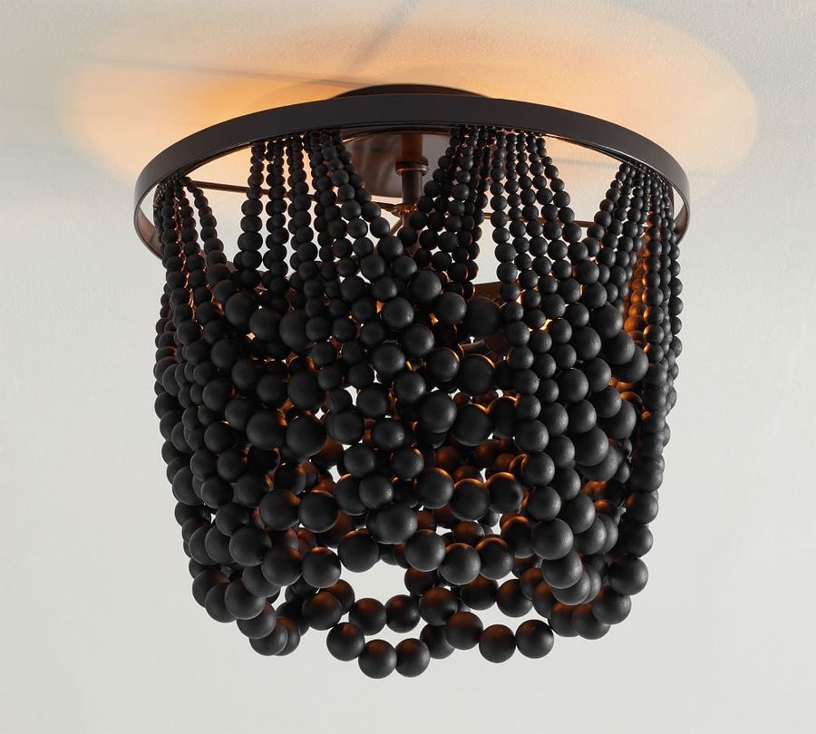 Amelia Wood Bead Flush Mount added by Spoak Member