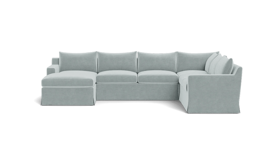 Sloan Slipcovered 4-Piece Corner Sectional Sofa with Chaise added by Caroline Hendrickson