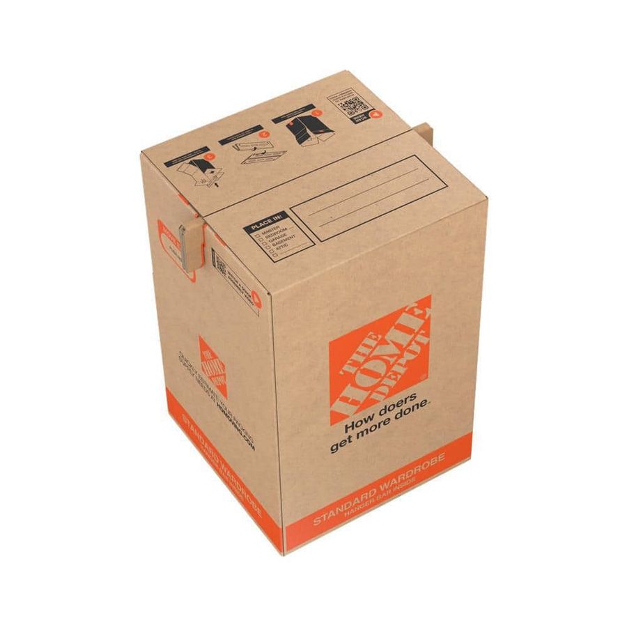 The Home Depot 20 in. L x 20 in. W x 31 in. H Eco Wardrobe Moving Box ECOWARDSHRT - The Home Depot added by Rachel Fedorov