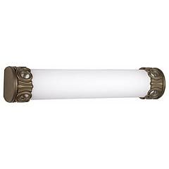 Aura 26" Wide French Leaf Bronze White Acrylic Bath Light | www.lampsplus.com added by Christina Eberhard