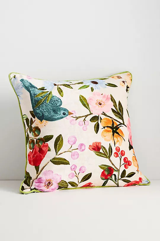 Alva Floral Cotton Velvet Pillow added by Mikayla and Eric Boyers