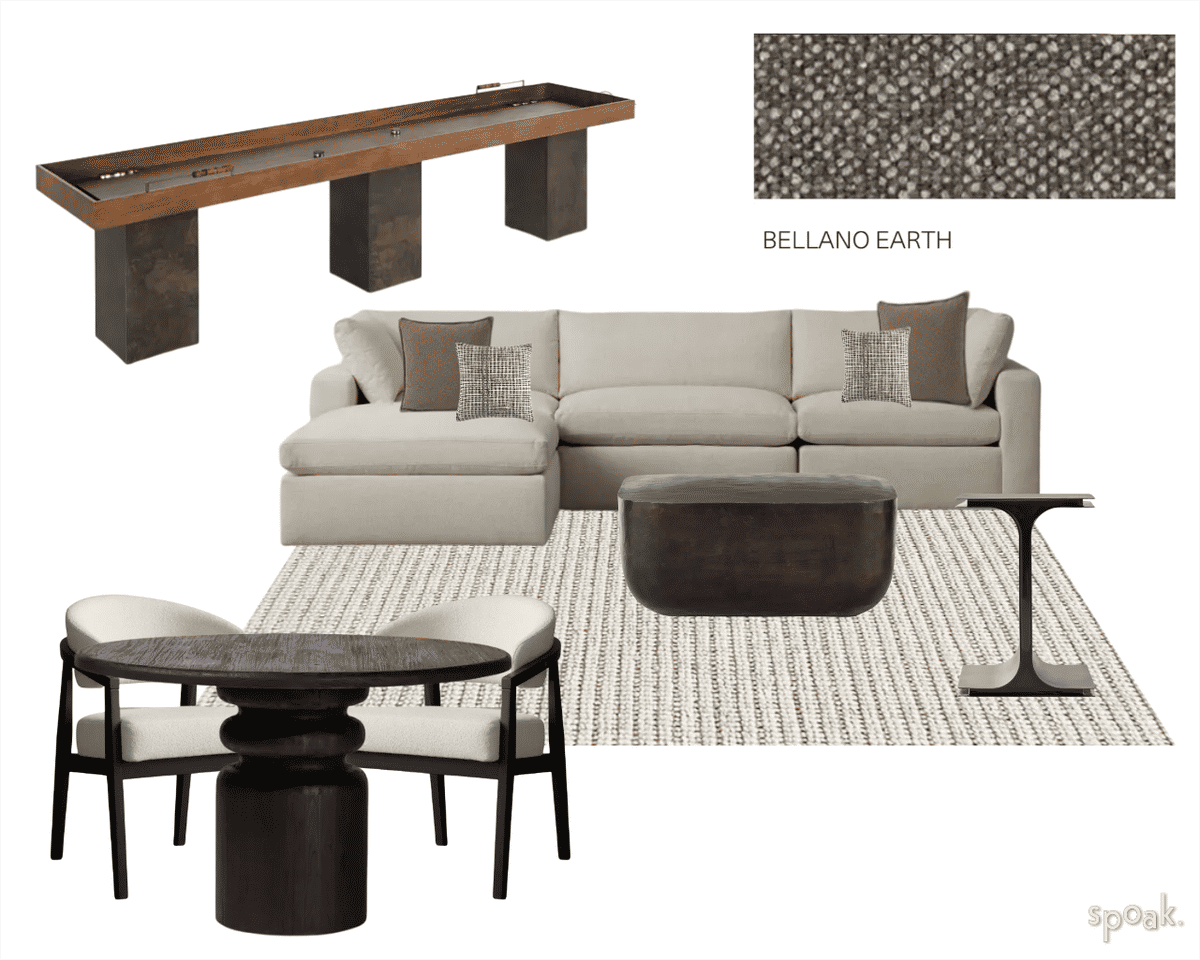 Cozy Game Room Ideas designed by Rachel Mazur