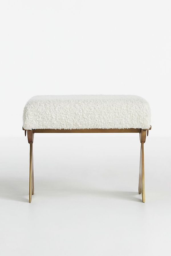 Katie Hodges Bouclé Ottoman added by Mackenzie Schieck