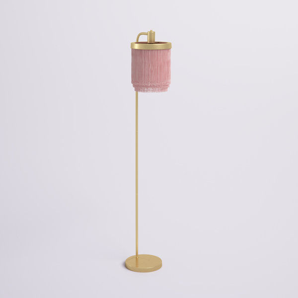 Breccan 59.75'' Gold Leaf Arched/Arc Floor Lamp added by Madeline Wood