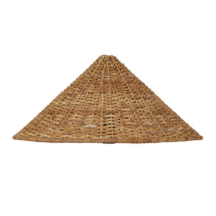 wicker lamp shade added by Amy Marcy
