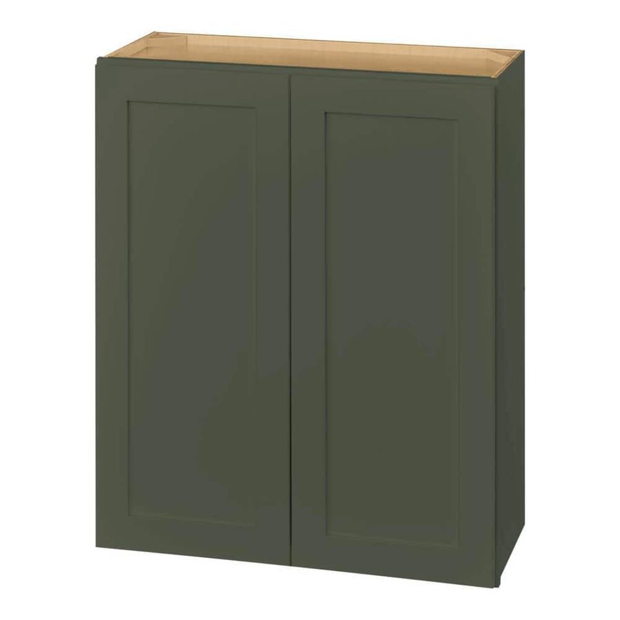 Hampton Bay Avondale 30 in. W x 12 in. D x 36 in. H Ready to Assemble Plywood Shaker Wall Kitchen Cabinet in Fern Green W3036-GN - The Home Depot added by Emma Kostka