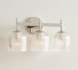 Cooper Ribbed Glass Triple Sconce (17") added by Allison Keach