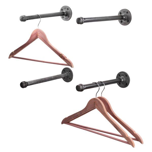 Laeff 0.5'' Wall Mounted Clothes Rack added by Haley Freckleton