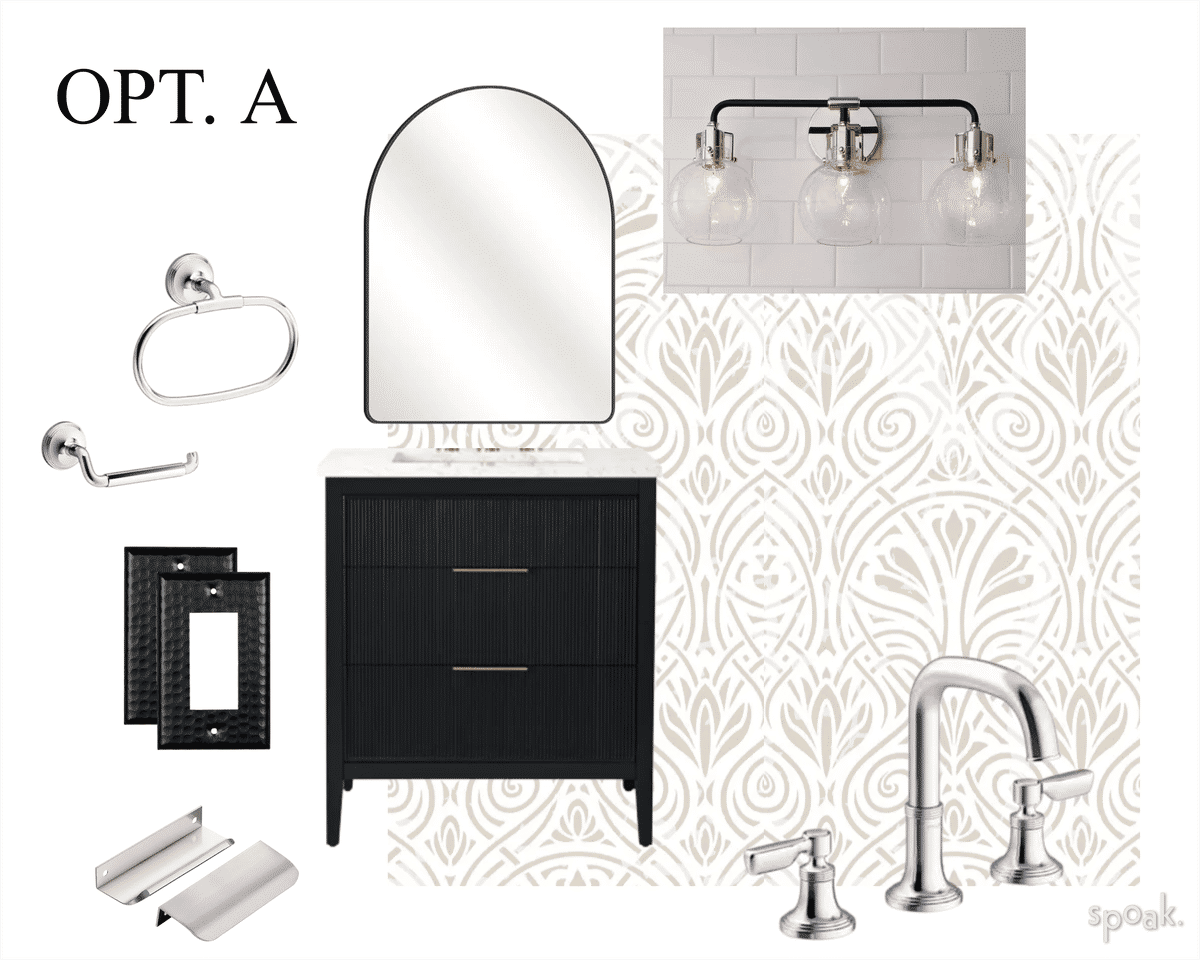 Primary Bathroom Inspiration designed by Jenni Winter